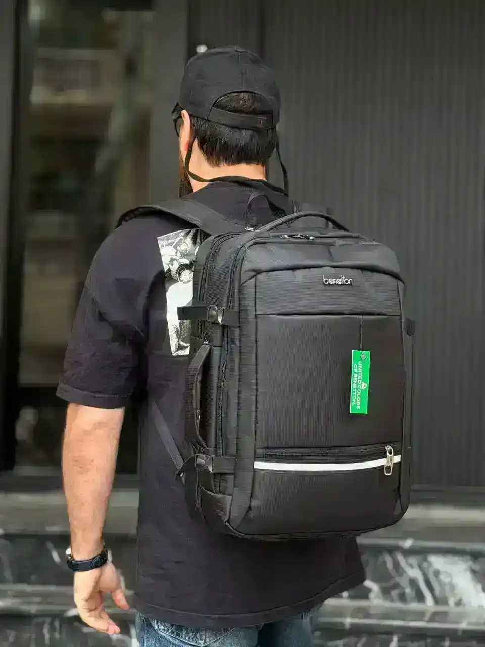 کوله پشتی بنتون مدل B7700 مناسب برای لپتاپ های 15.6 الی 16 اینچ