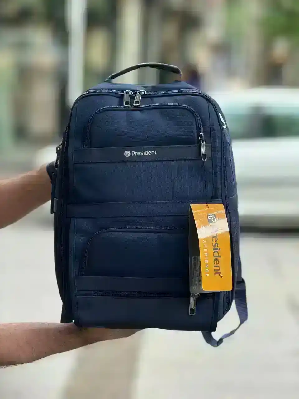 کوله پشتی پرزیدنت مدل دراما مناسب برای لپ تاپ های 15.6 اینچ